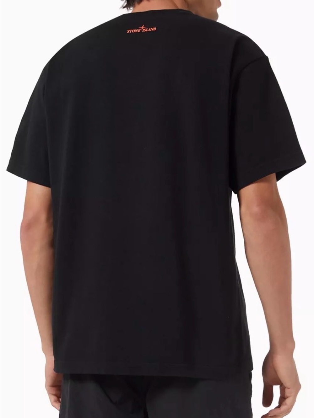STONE ISLAND Spine Book-Print T-Shirt Black Size 3X - Picture 4 of 10